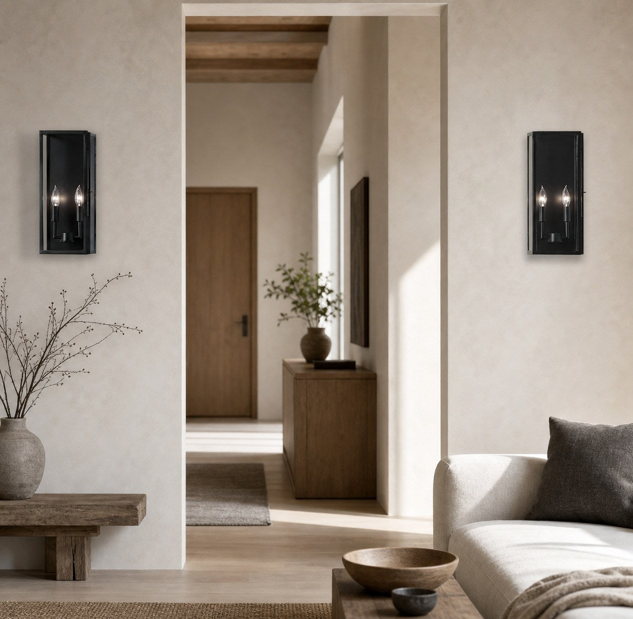 Ferrix Industrial Iron Outdoor Wall Lamp - Lighting Stylish Exterior Glass Lighting