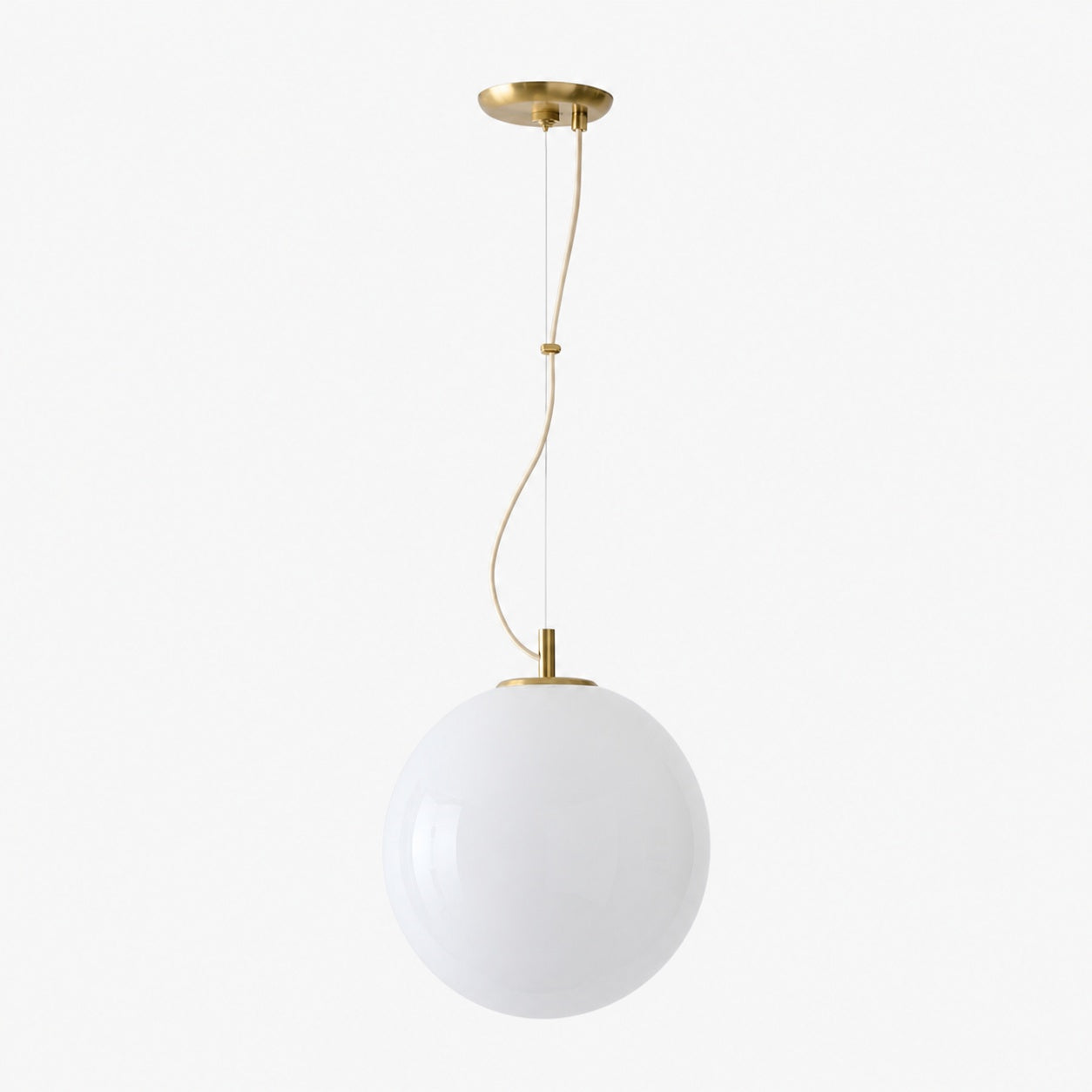 Lumivelle Minimalist Glass Pendant – Adjustable Height Dimmable Design