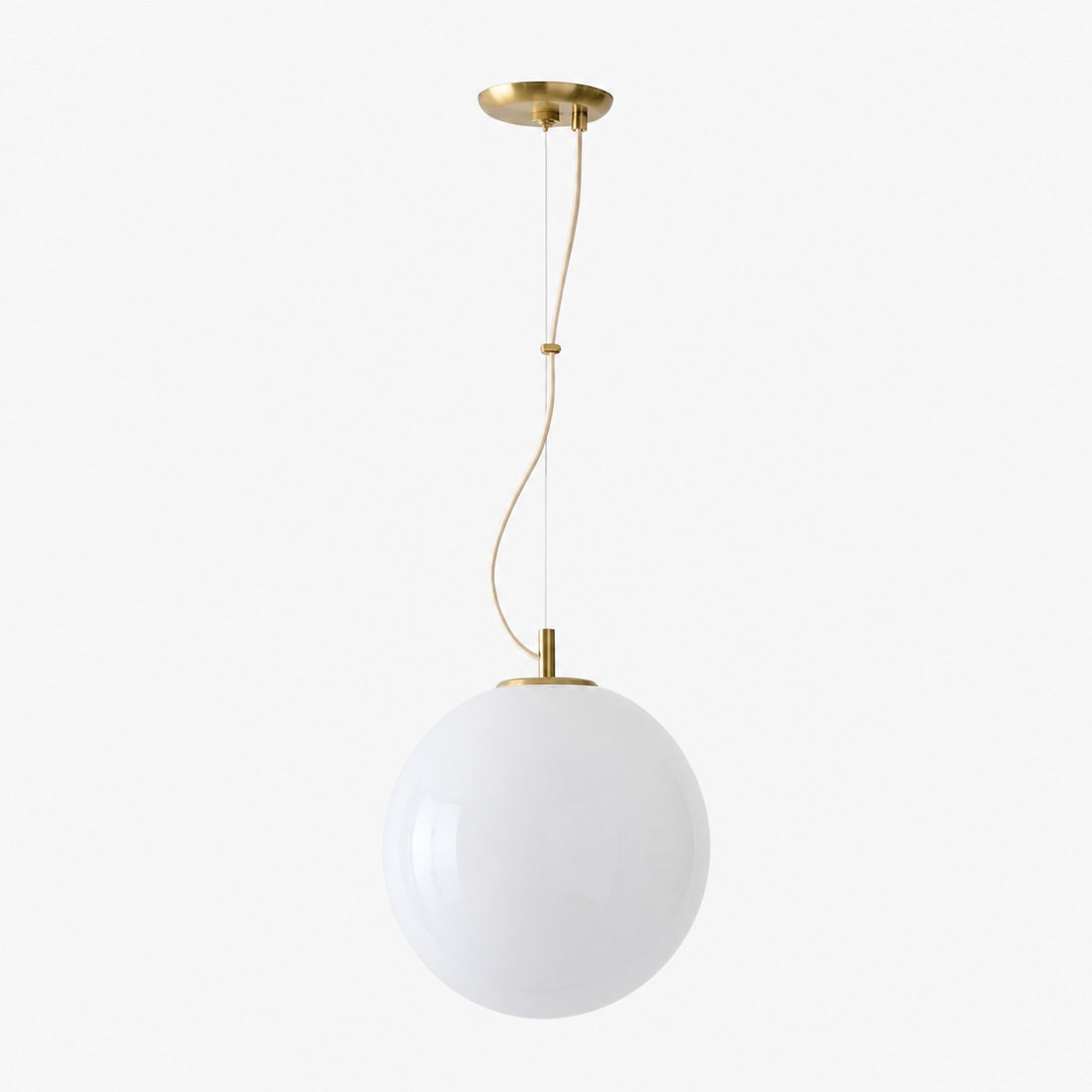 Lumivelle Minimalist Glass Pendant – Adjustable Height Dimmable Design