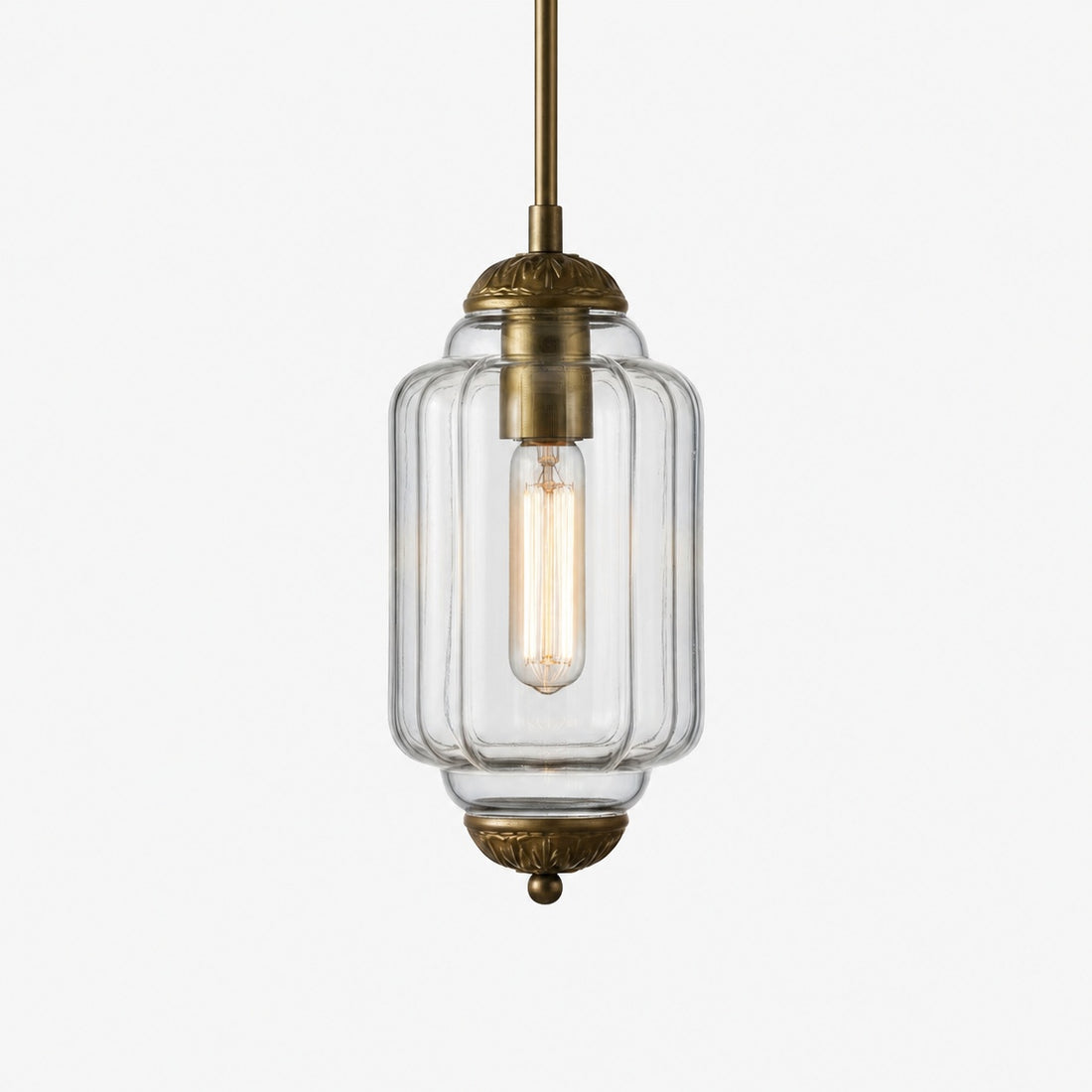 Eloise Vintage Glass Chandelier - Milk Glass Home Accent