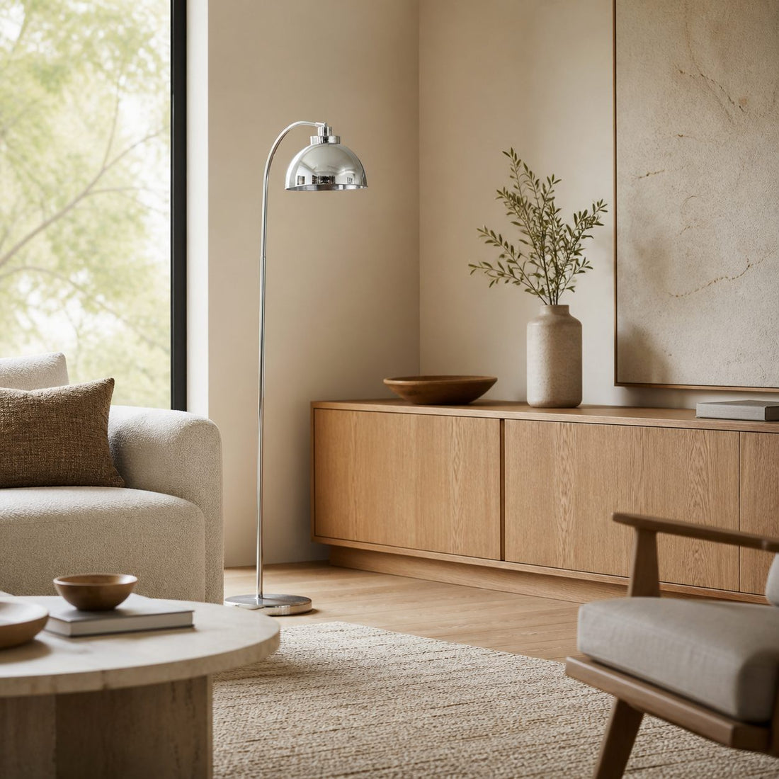 Shimmera Style Floor Lamp – Sleek Contemporary Illumination for Residential & Boutique Spaces