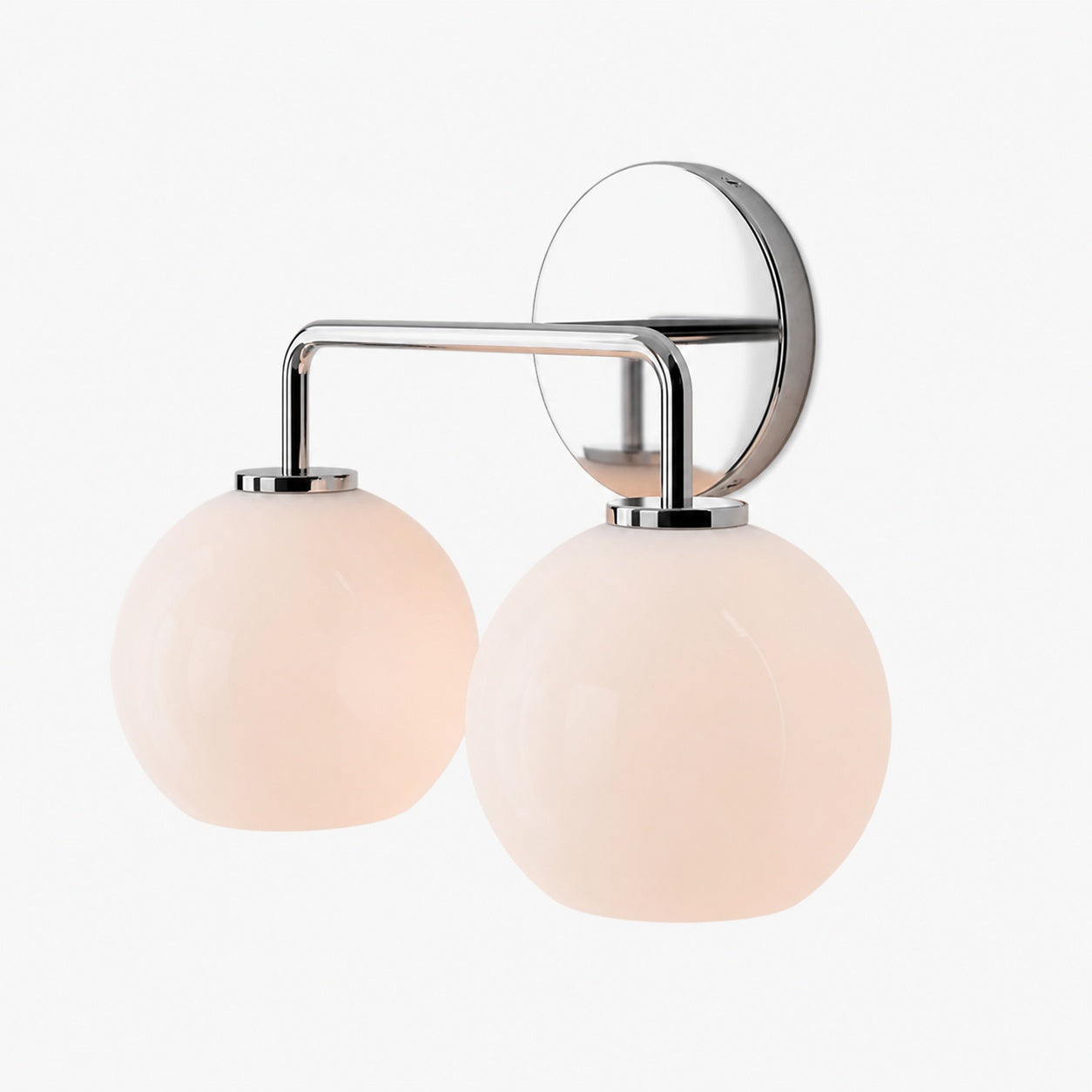 Selvion Artistic Globe Sconce Light - Handcrafted Glass Sculptural Wall Fixture