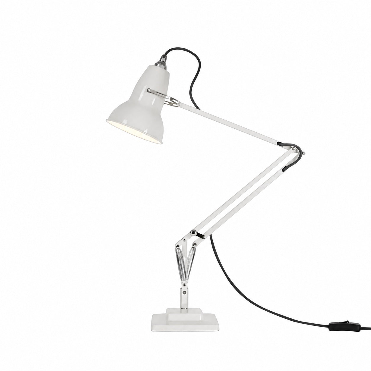 Classic Multicolor Desk Lamp - Adjustable Spring-Arm for Study Room
