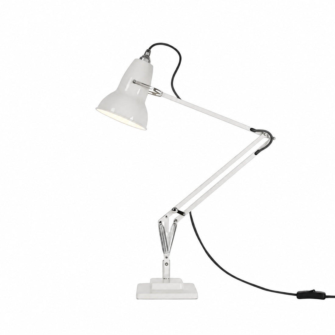 Classic Multicolor Desk Lamp - Adjustable Spring-Arm for Study Room