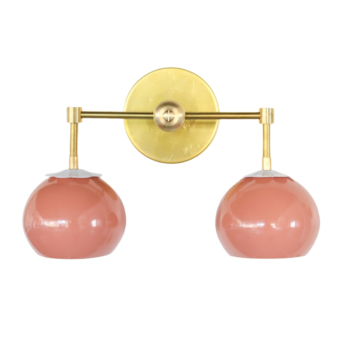 Daisy Loa Wall Sconce - Double Globe Bubble Metal Multicolor Bath Light