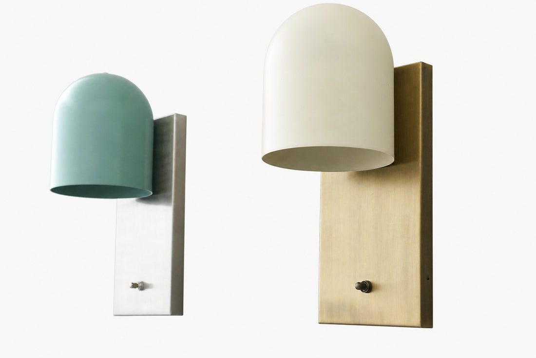Metio Dome Elegant Wall Sconce Lighting - Classic Dome Shade Interior Fixture