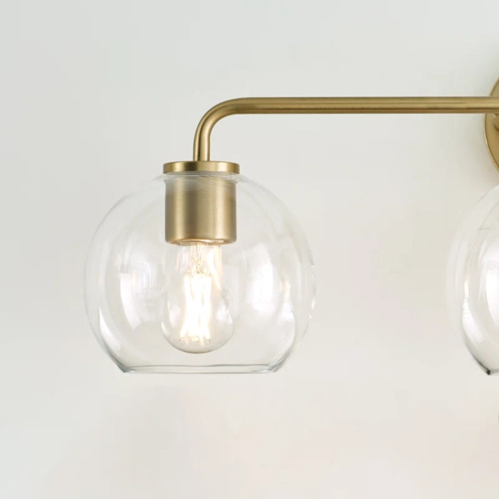 Bubble 3 Light Vanity Light - Glass Globe Shades Bathroom Wall Light