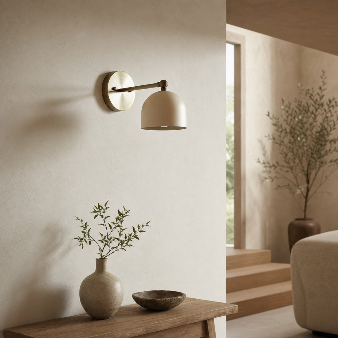 Metio Dome Decorative Wall Sconce Light - Elegant Indoor Lighting Fixture