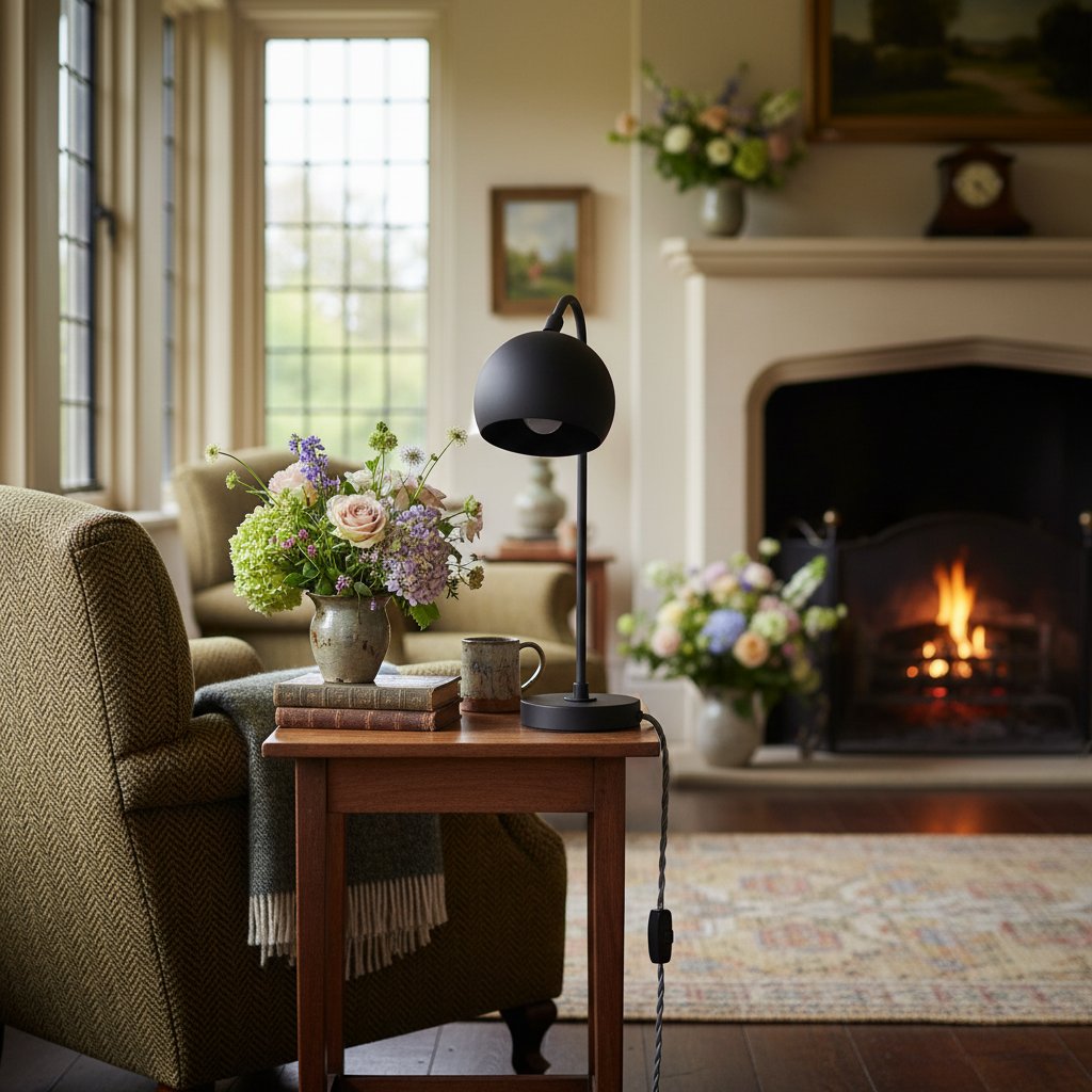 Ornato Luxe Modern Accent Table Lamp - Stylish Home Light