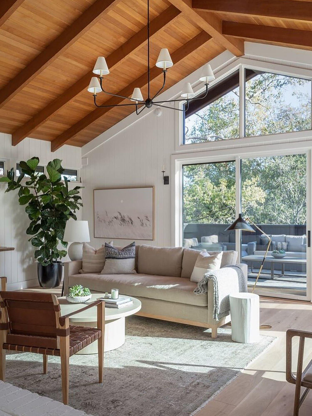 Piaf Grande Modern Industrial Metal Chandelier