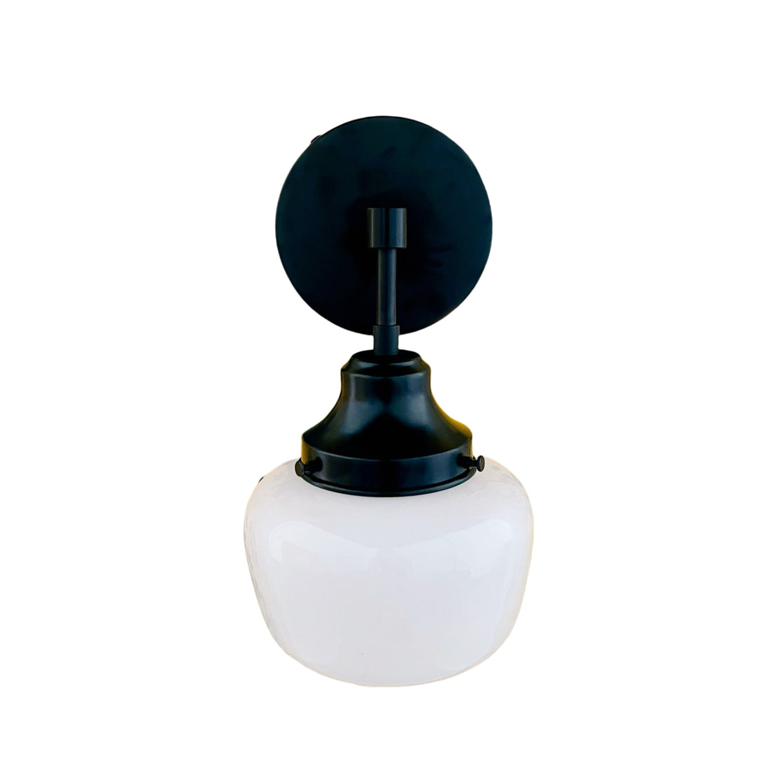 Vintage Schoolhouse Wall Sconce - Brass, Chrome & Black Finish Lighting