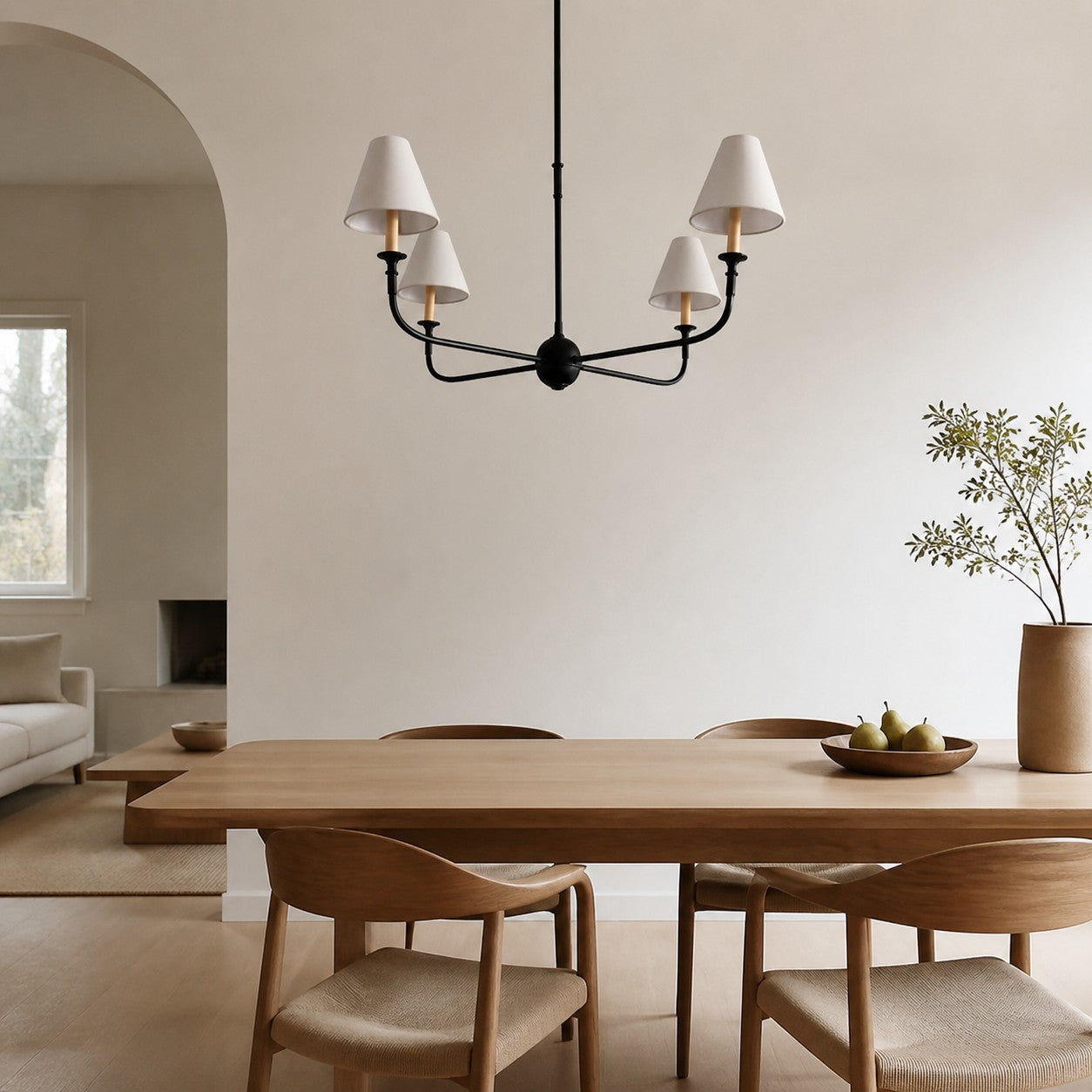 Piaf Grande Modern Industrial Metal Chandelier