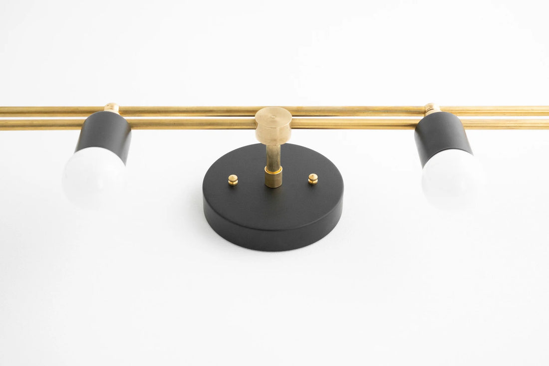 Lumen Elegant Multi Light Vanity Fixture – Art Deco Inspired Bathroom Wall Lamp