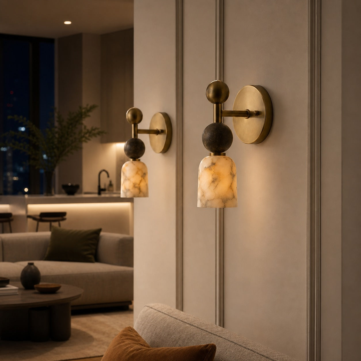 Minimalist Wall Lamp Modern Linear Sconce Light for Bedroom Hallway