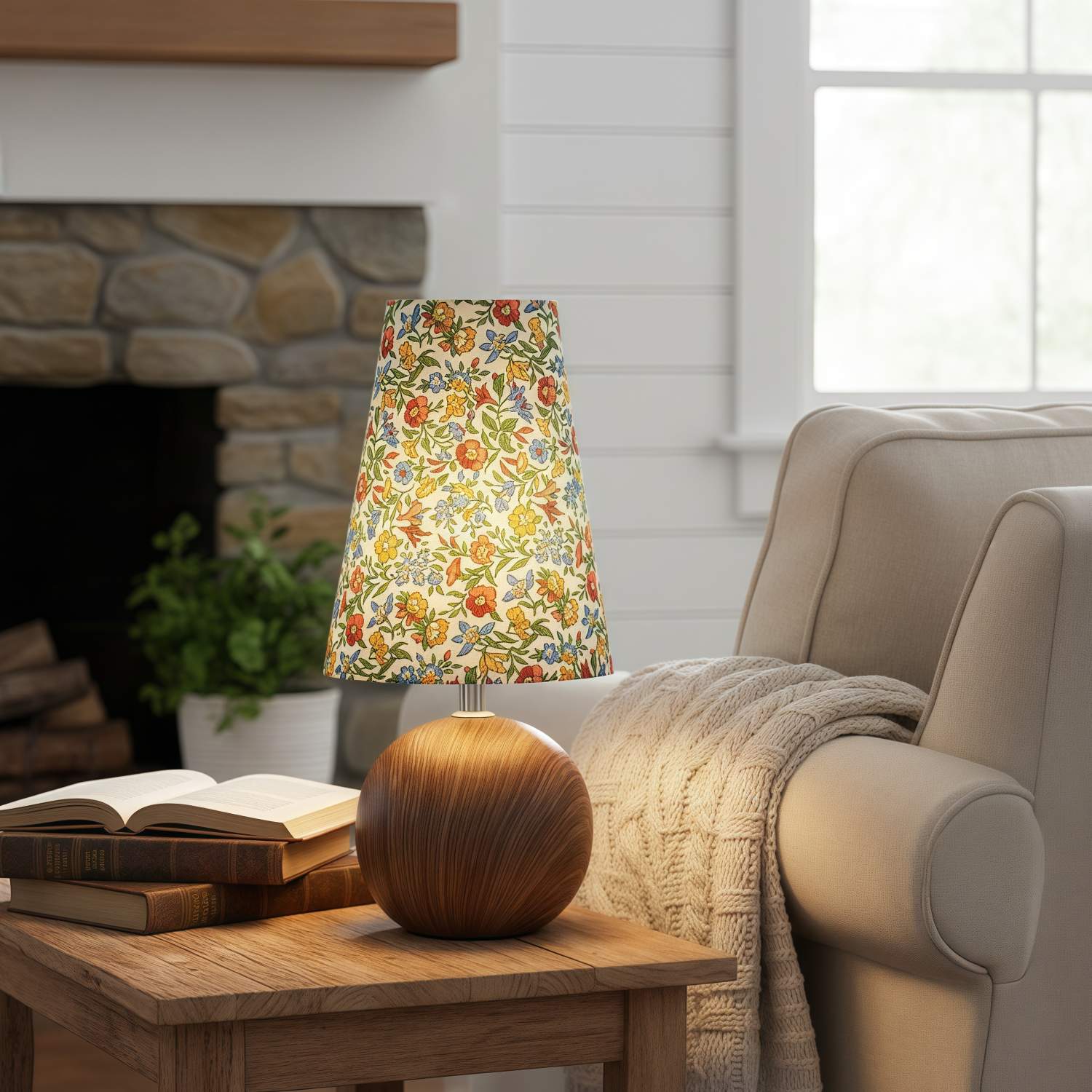 Petalyra Floral Accent Table Lamp - Sculpted Decorative Form Ambient Lighting for Home Use