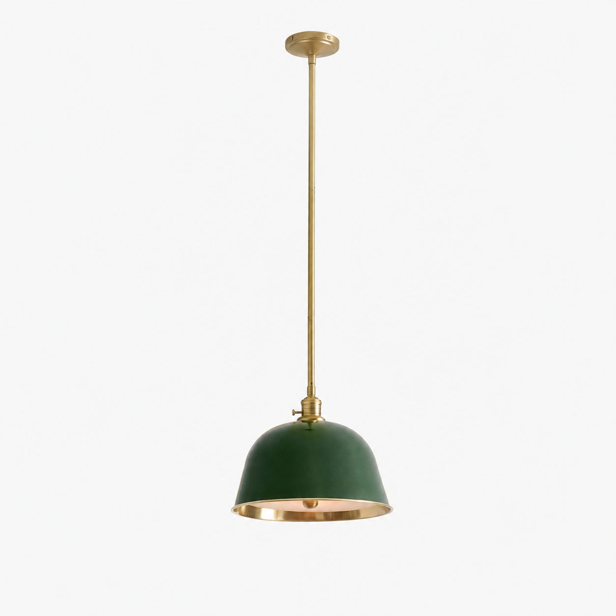 Forvara Metal Pole Pendant Light - Bell Diffuser Design for Kitchen Islands
