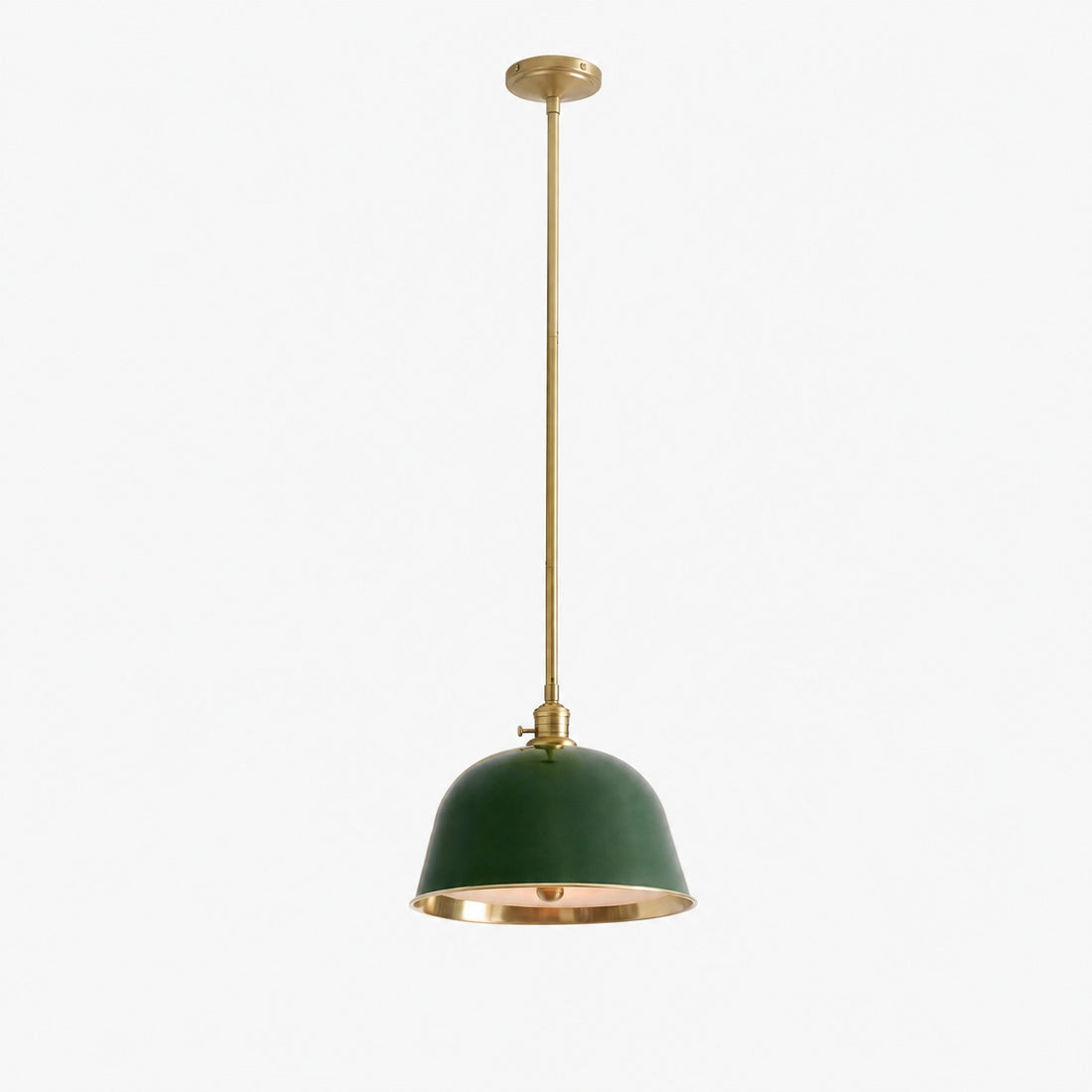 Forvara Metal Pole Pendant Light - Bell Diffuser Design for Kitchen Islands