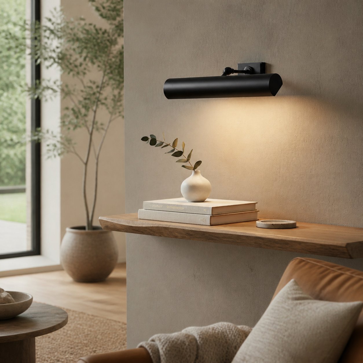 Modo Modern Wall Sconce - Angular Metal Arm Design Industrial Wall Lamp