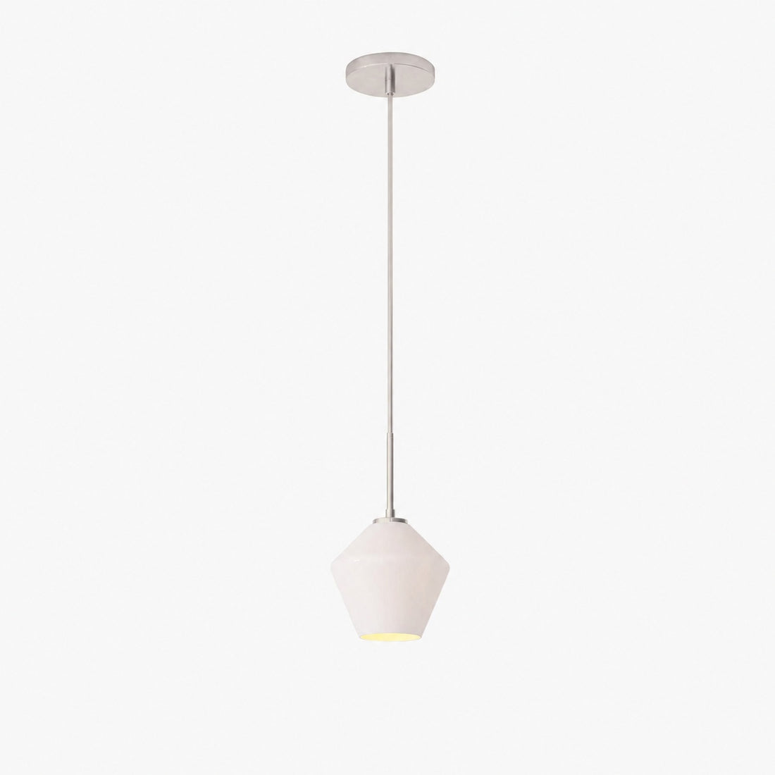 Merin Transparent Glass Sculpture Geometric Chandelier