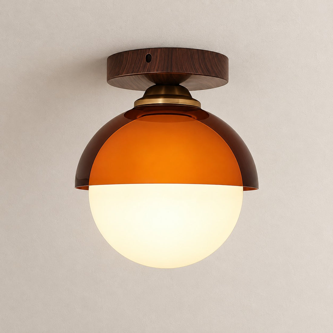 Afterglow Sunset Sculptural Glow Ceiling Lamp Modern Vintage Style for Hallway and Entryway