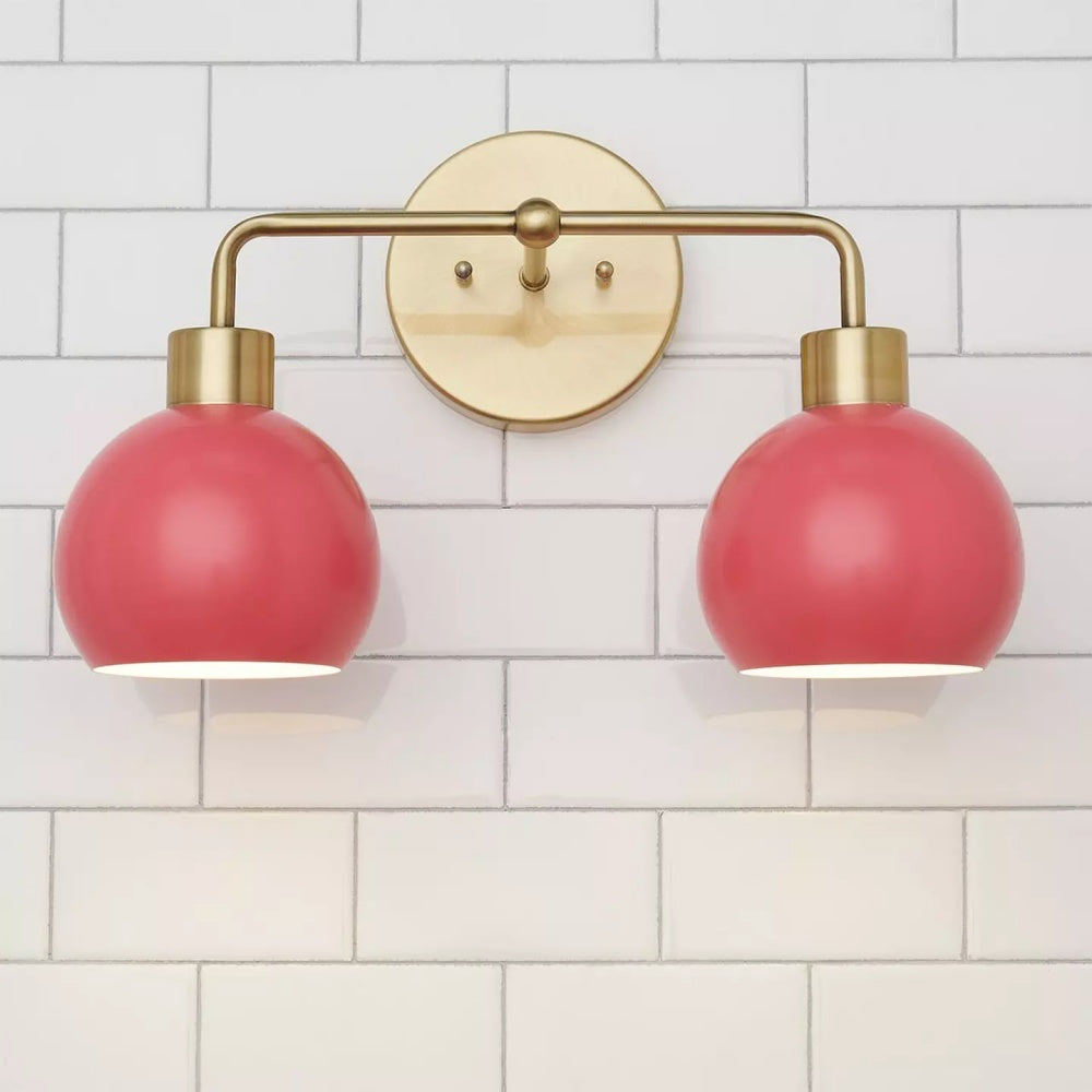 Double Bubble Pop Wall Sconce - Colorful Vanity Wall Light