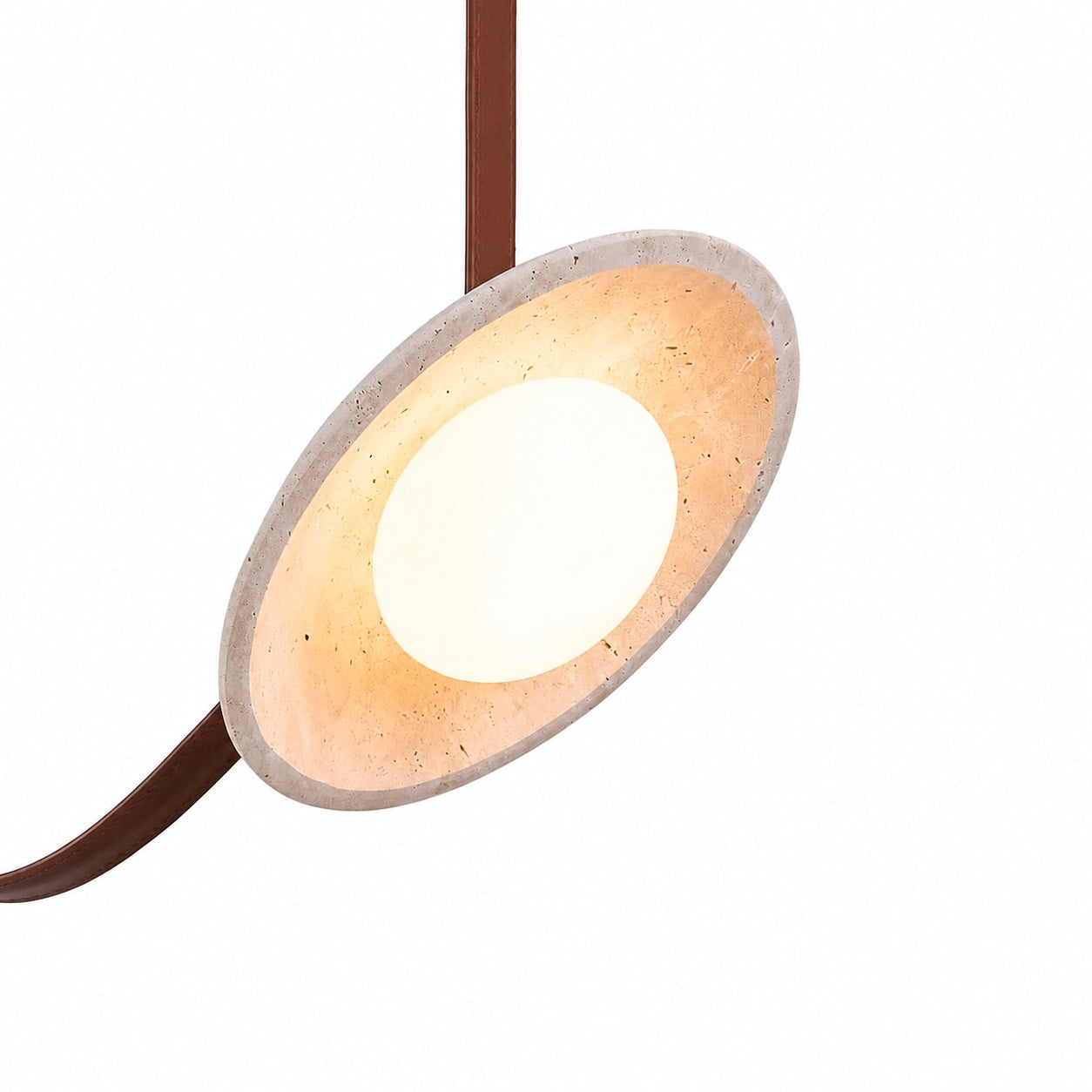 Light Rail Leather Pendant Lamp