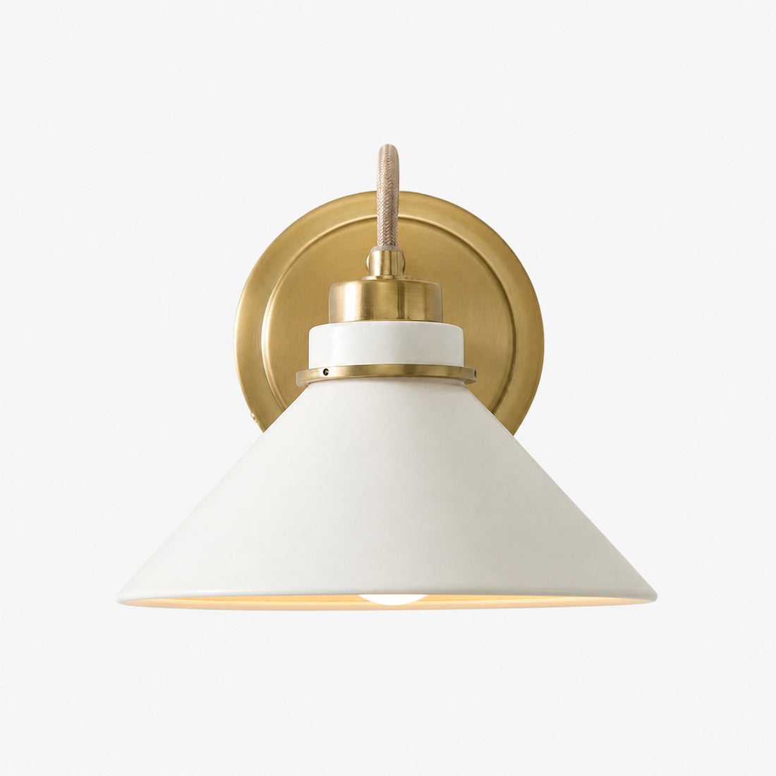 Aurenza Sconce – Farmhouse Wall Light with Metal Accents for Cozy Spaces
