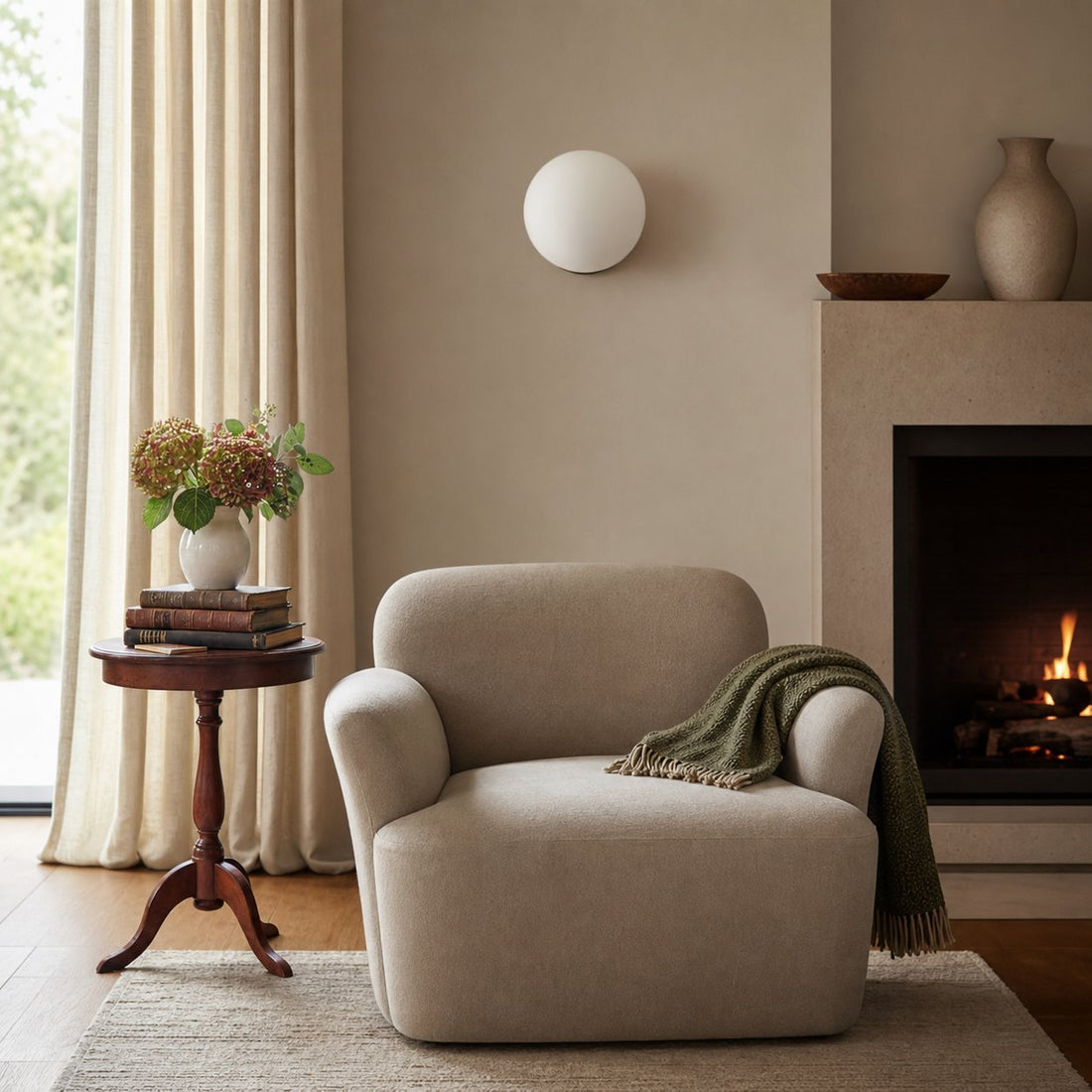 Glorica Glass Brass Wall Sconce - Frosted Globe Classic Light For Warm Ambiance