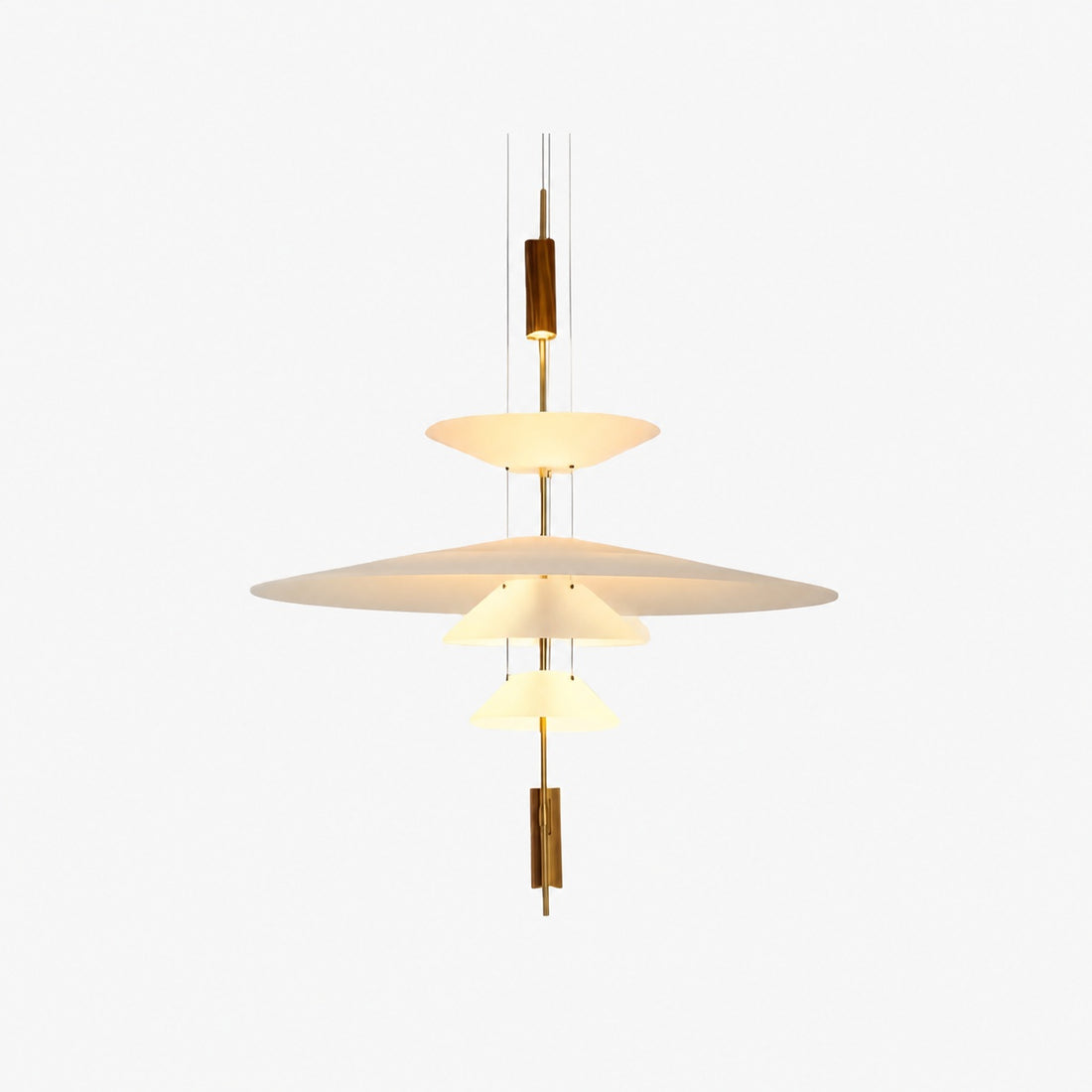 Plumeo Flamingo Multi Layered Pendant Light - Minimalist Light Fixture for Modern Living Rooms N54
