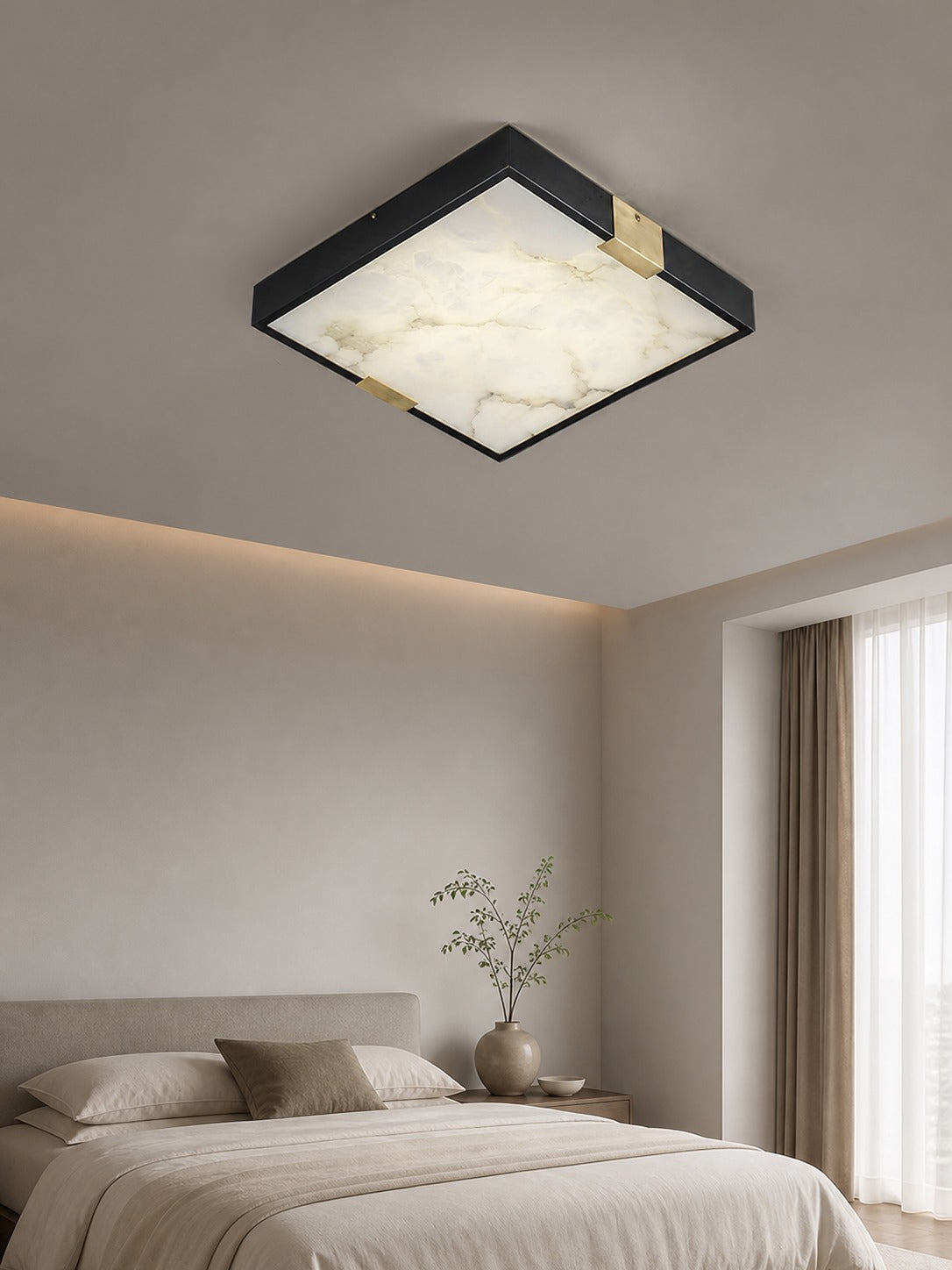 Lucien Alabaster Ceiling Light