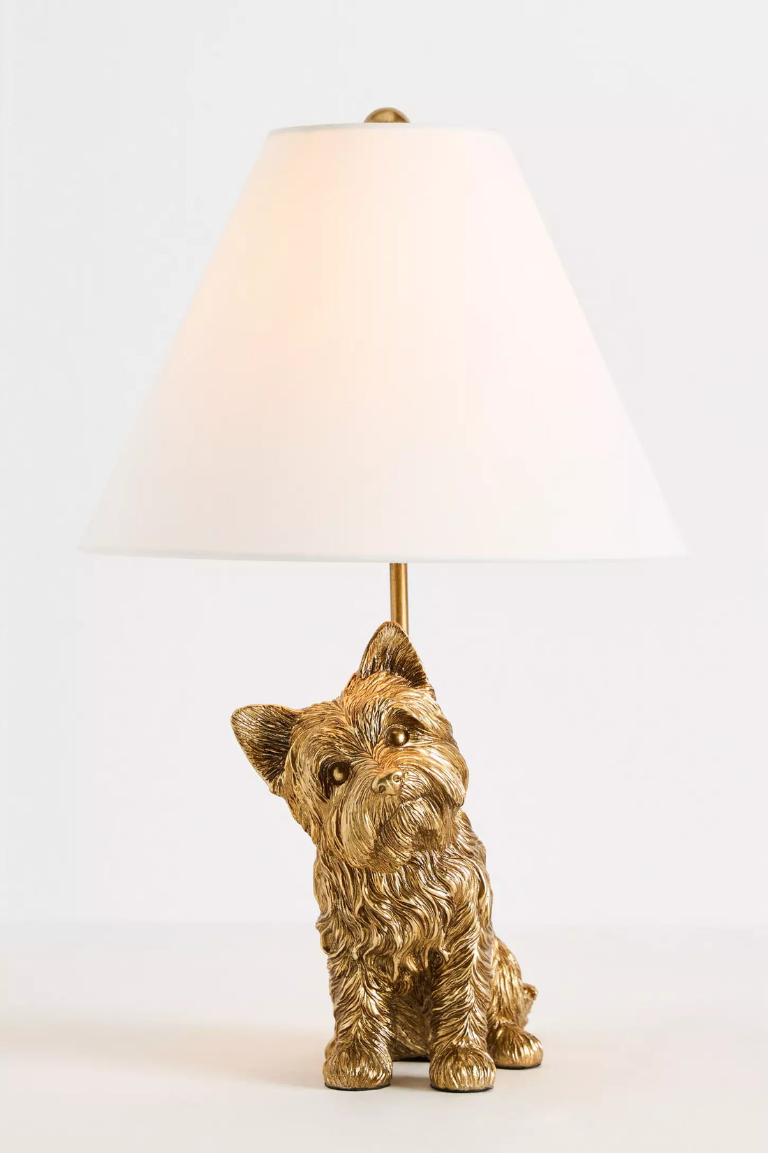 Pawdia Unique Table Lamp - Decorative Ceramic Animal Bedside Lamp