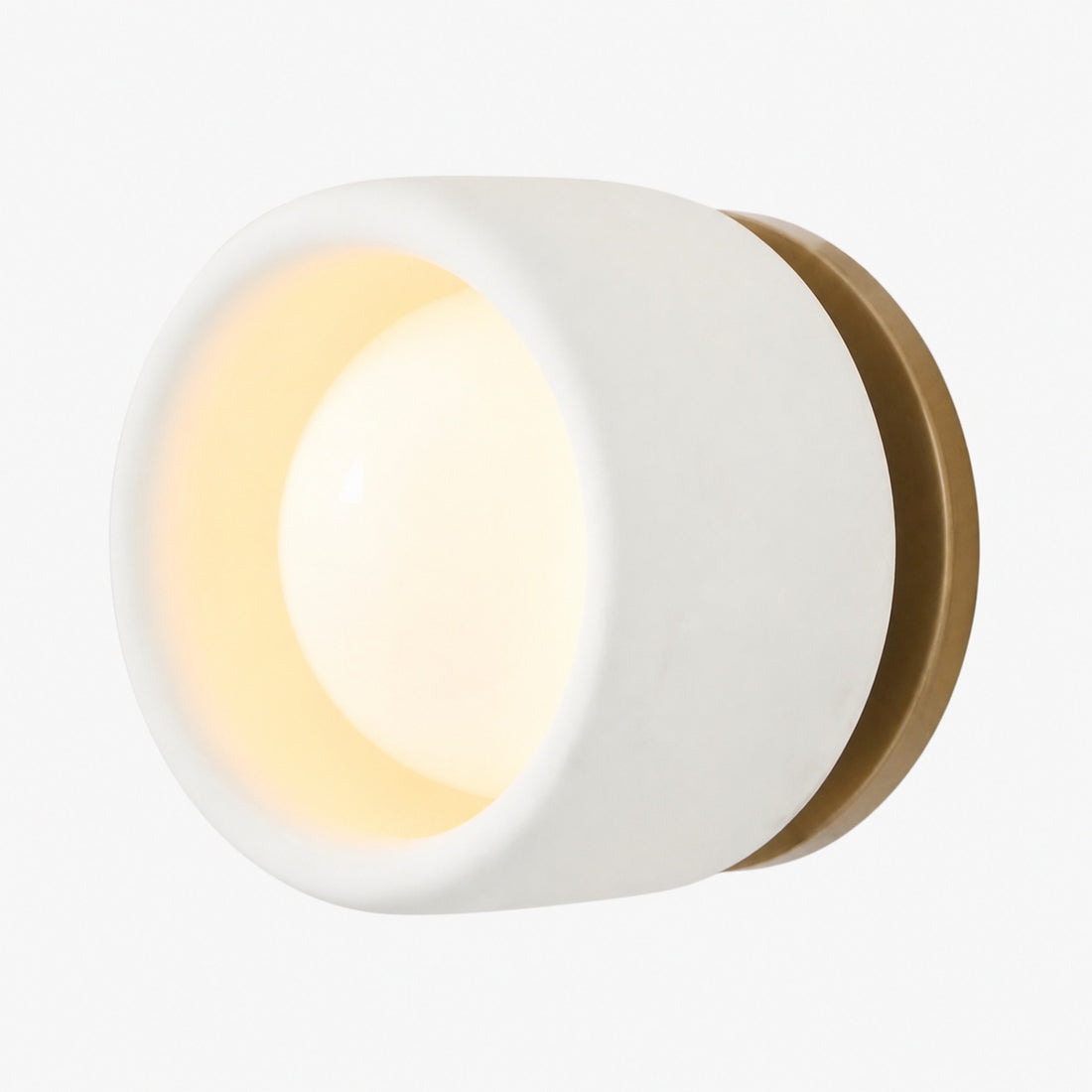 Cerova Modern Ivory Porcelain Sconce – Soft Organic Wall Light
