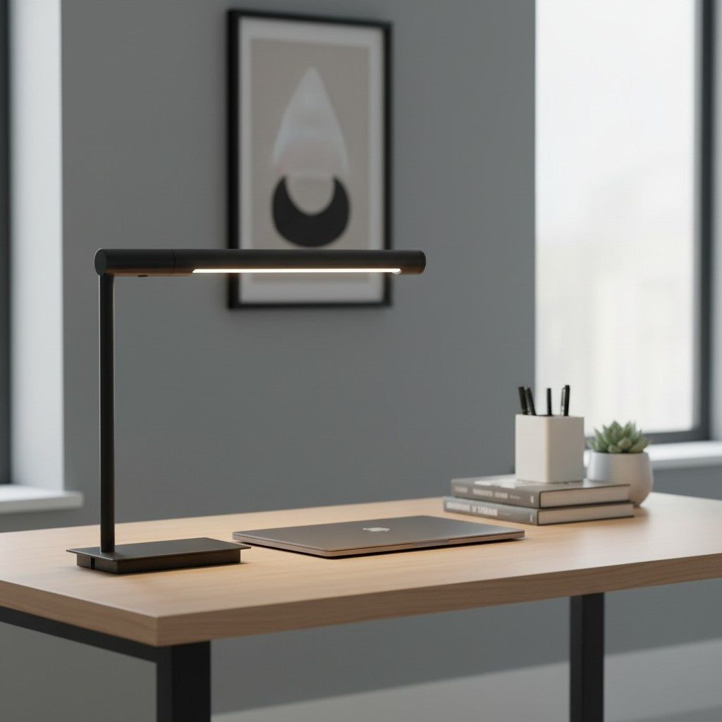 Zorv Task Table Lamp – Timeless Metal Table Lamp with Touch Switch for Study or Living Room