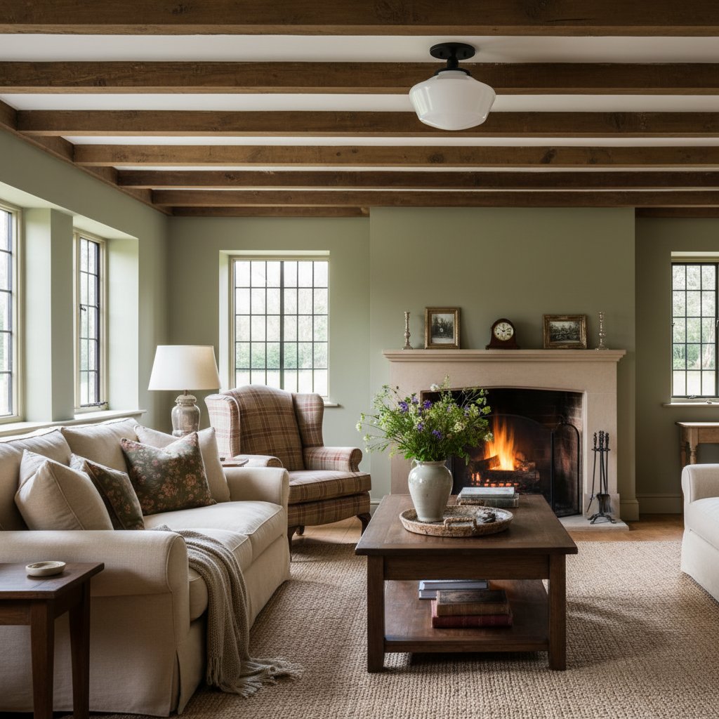 Geotower Glass Brass Ceiling Light - Opal Glass Schoolhouse Shade - Modern Elegance