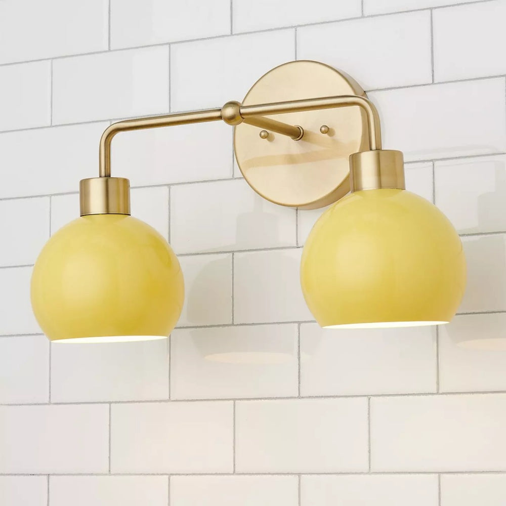 Double Bubble Pop Wall Sconce - Colorful Vanity Wall Light