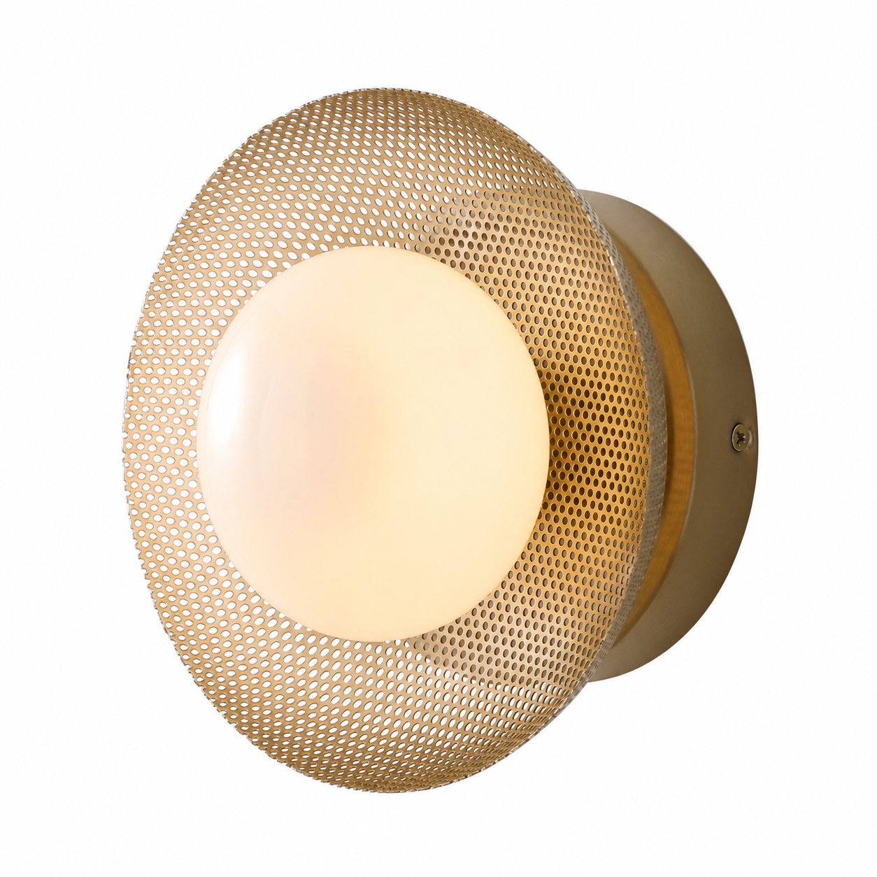 Elorina Sconce Wall Light - Textured Metal or Glass Shade