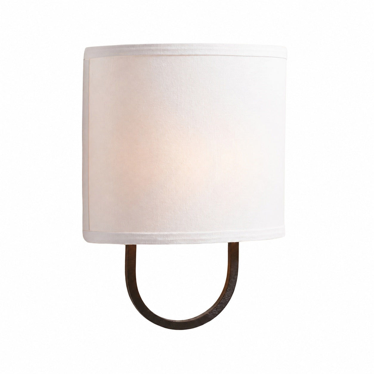 Nolvara Elegant Wall Light Featuring Soft Shade and Metal Arm