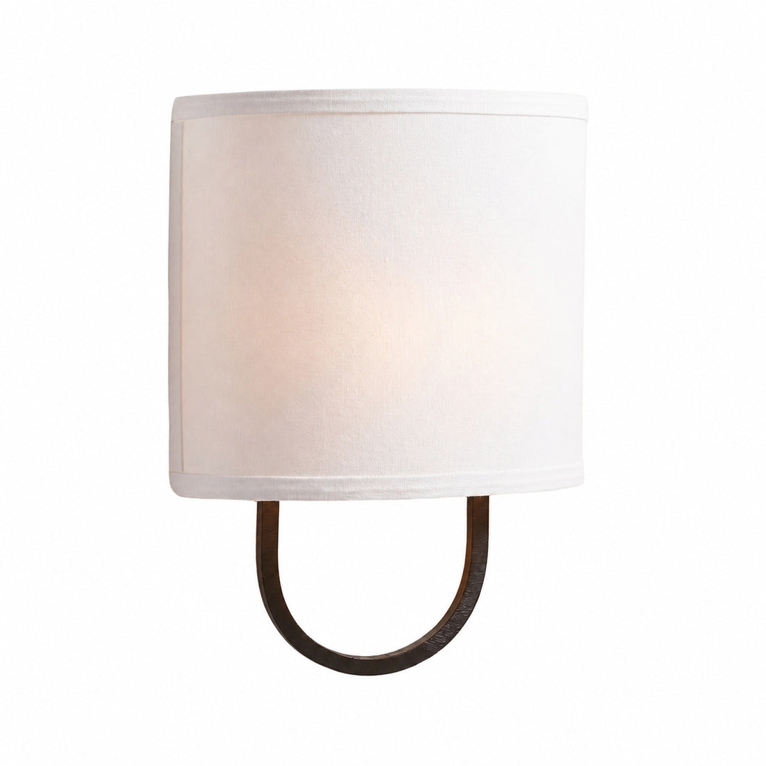 Nolvara Elegant Wall Light Featuring Soft Shade and Metal Arm