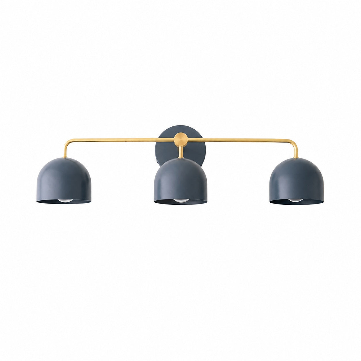 Metio Dome Farmhouse Vanity Wall Light Colorful Metal Sconce