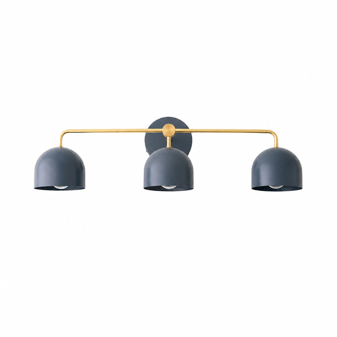 Metio Dome Farmhouse Vanity Wall Light Colorful Metal Sconce
