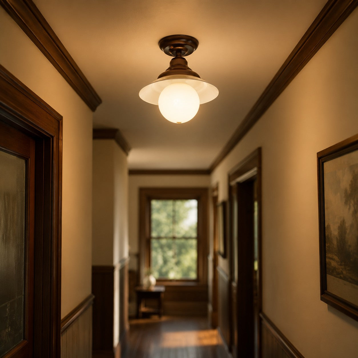 Vintage Metal Ceiling Light
