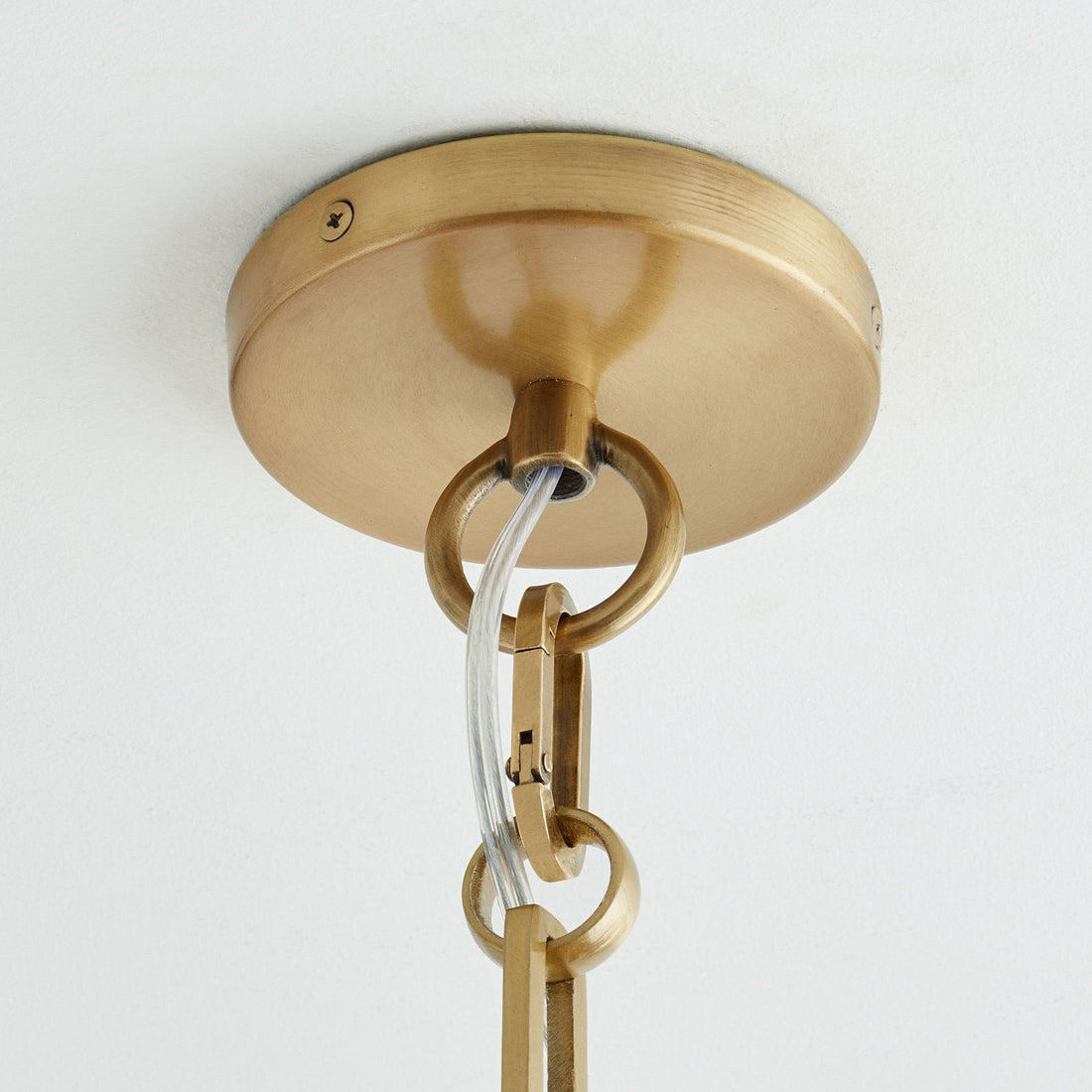 Sterling Minimalist Glass Pendant Collection - Vintage Brass Lighting Design