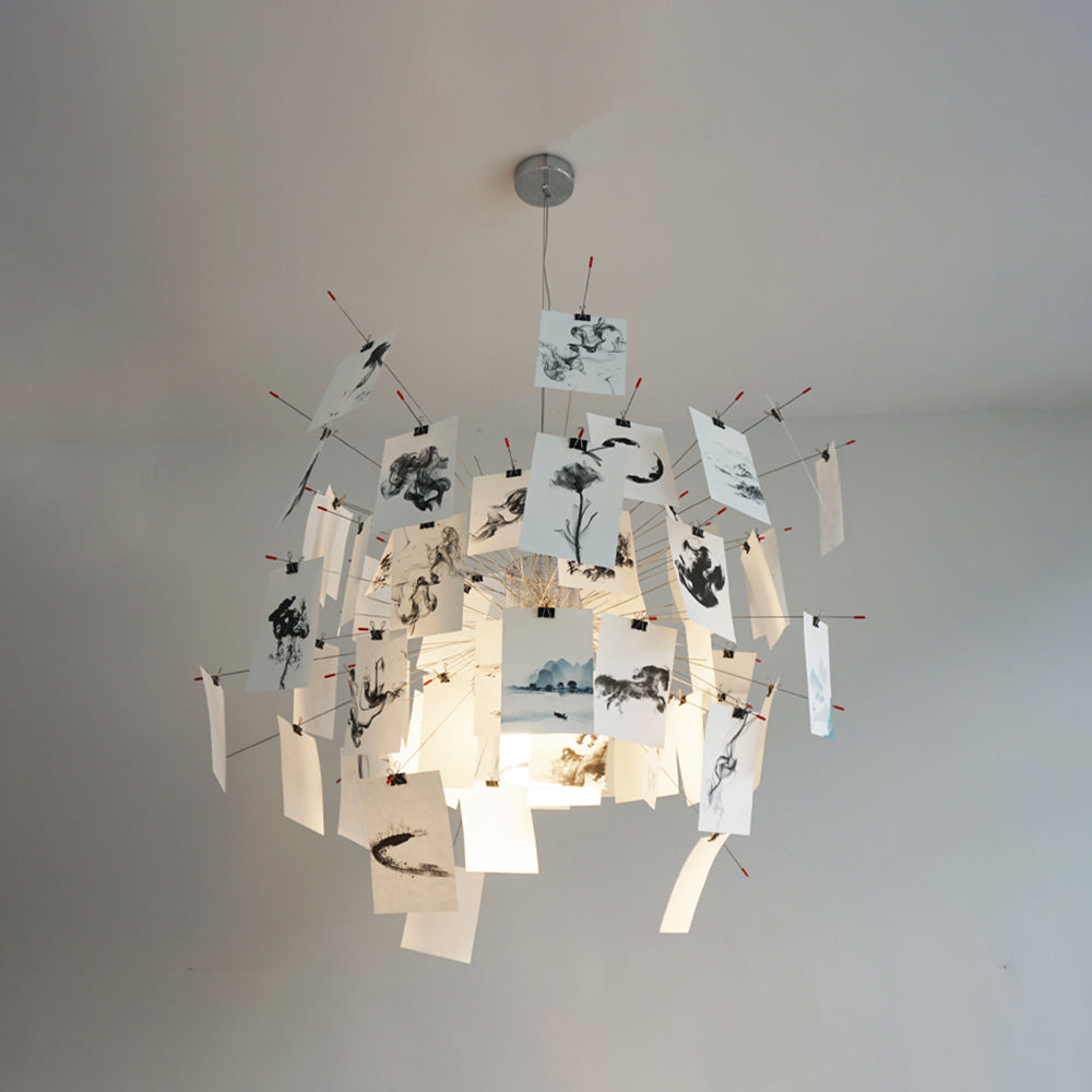 Renée Creative Picture Pendant Light Art Deco Bedroom Living Room
