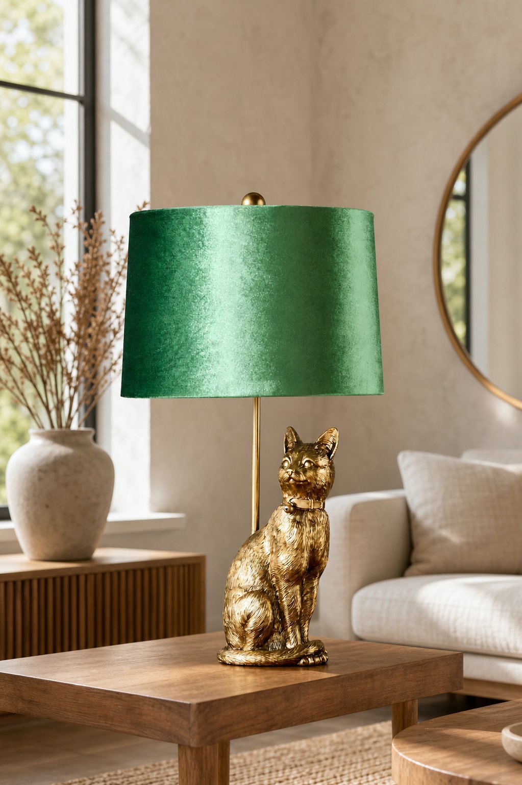 Pawdia Unique Table Lamp - Decorative Animal Bedside Lamp