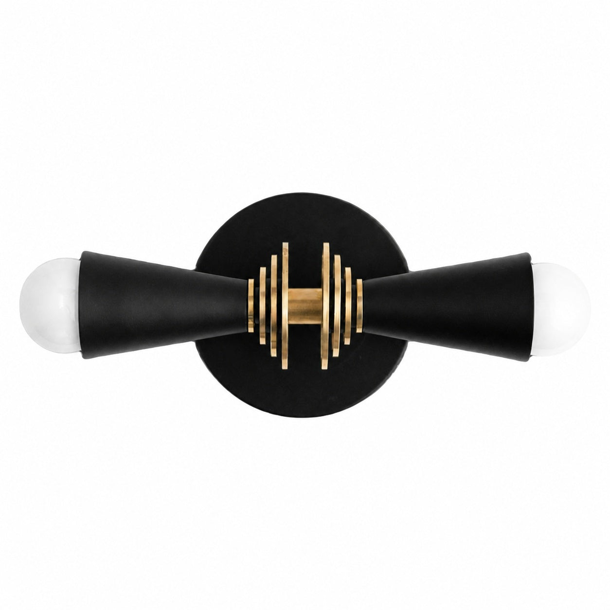 Pyralis Cone Art Deco Wall Light - Multi-Directional Sconce for Vanity or Wall