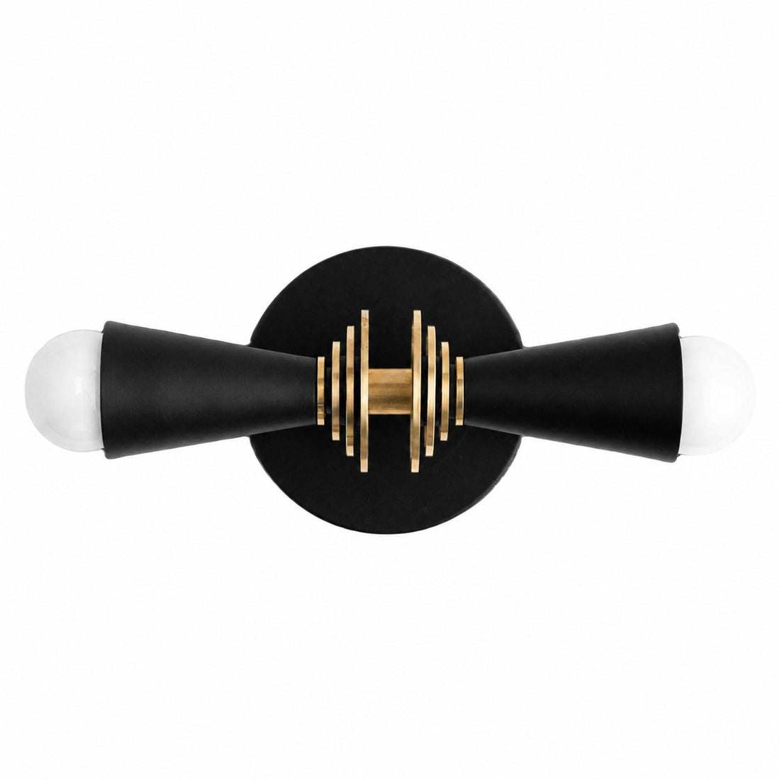 Pyralis Cone Art Deco Wall Light - Multi-Directional Sconce for Vanity or Wall