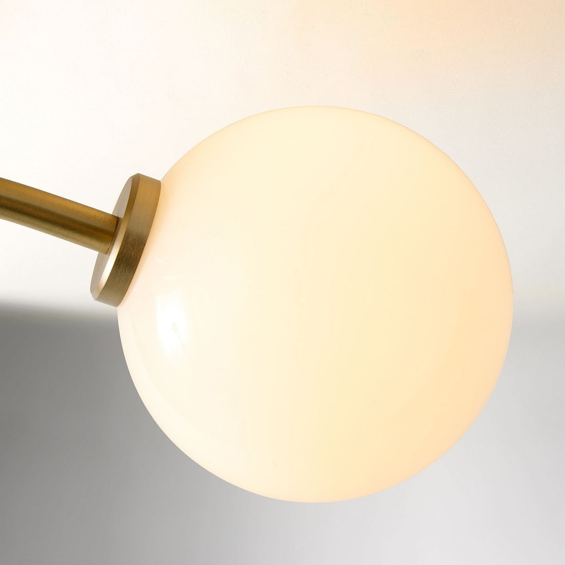 Arden Glass Contemporary 3 Light Ceiling Fixture - Sculptural Multi-Light Fixture for Living Spaces