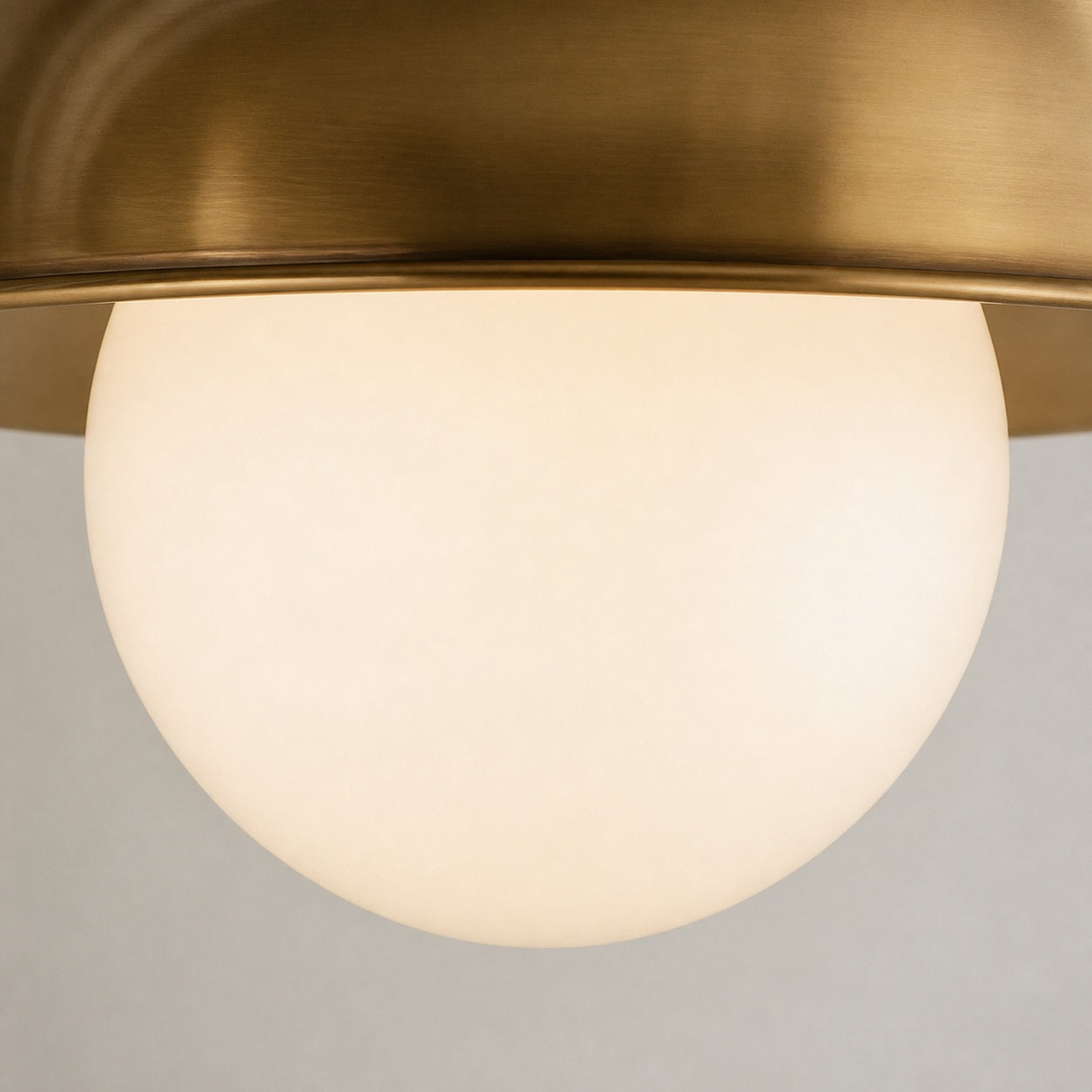 Cordax Industrial Modern Wall Lamp – Soft Opal Glass Glow for Hallway or Bedroom