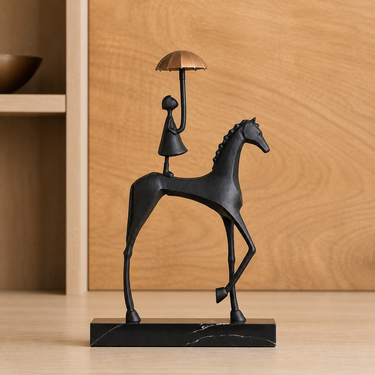 Equora Hope Girl horse figurine