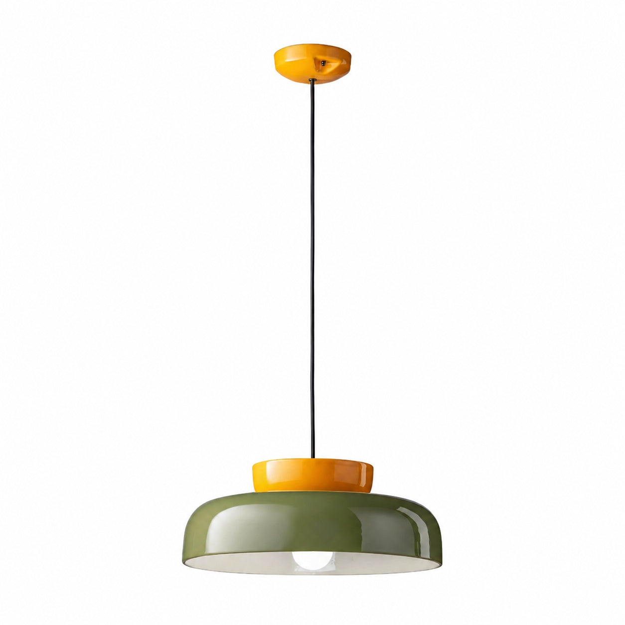 Fiesta Colorful Bowl Shaped Nordic Ceramic Pendant Lamp